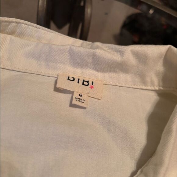 BiBi Women's Cream Bling Denim Jacket - Picture 3 of 5